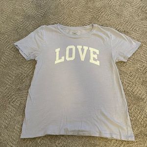J.CREW Peri Shadow Lavender Love T-Shirt